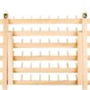 NW 60-Spools Wooden Thread Holder Sewing and Embroidery Thread Rack and Organizer Thread Rack for Sewing with Hanging Hooks - Image 6