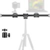 SOONPHO Horizontal Tripod Arm 40inches/100cm,3/8 Screw Support Tripod Extension Bar for Camera,Professional Photography Studio,Outdoor Macro Overhead Photography