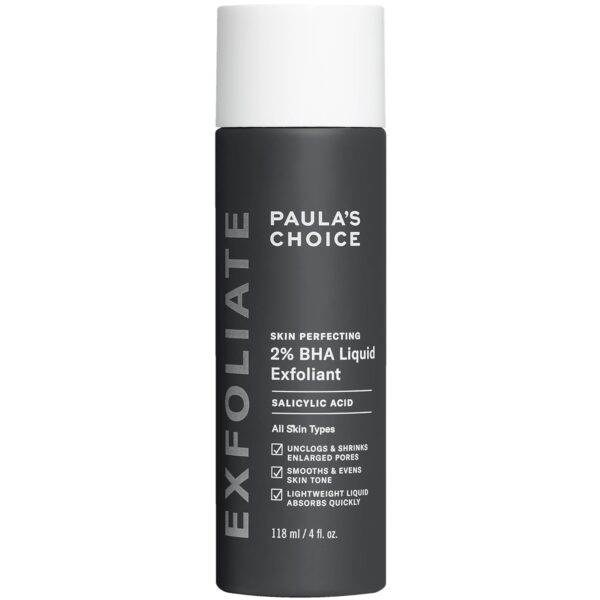 Paula\'s Choice SKIN PERFECTING 2% BHA Liquid Salicylic Acid Exfoliant-Facial Exfoliant for Blackheads, Enlarged Pores, Wrinkles & Fine Lines