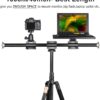 SOONPHO Horizontal Tripod Arm 40inches/100cm,3/8 Screw Support Tripod Extension Bar for Camera,Professional Photography Studio,Outdoor Macro Overhead Photography - Image 2