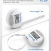 RENPHO Body Measuring Tape, Smart Tape Measure for Weight Loss, Bluetooth Tape with App, Retractable Tape for Measuring Waist, Hip, Bust, Arms, Muscle Gain, Fitness Equipment, 60in /150cm, White - Image 5