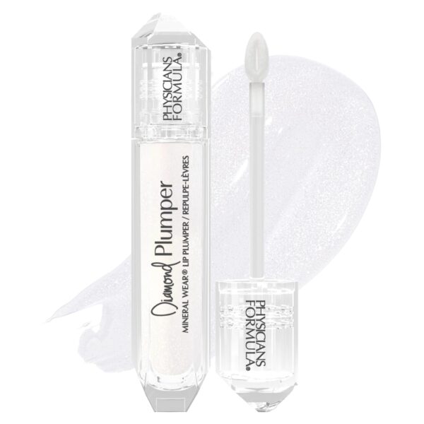 Physicians Formula Mineral Wear Diamond Lip Plumper Gloss, Dermatologist Tested, Diamond Marquise