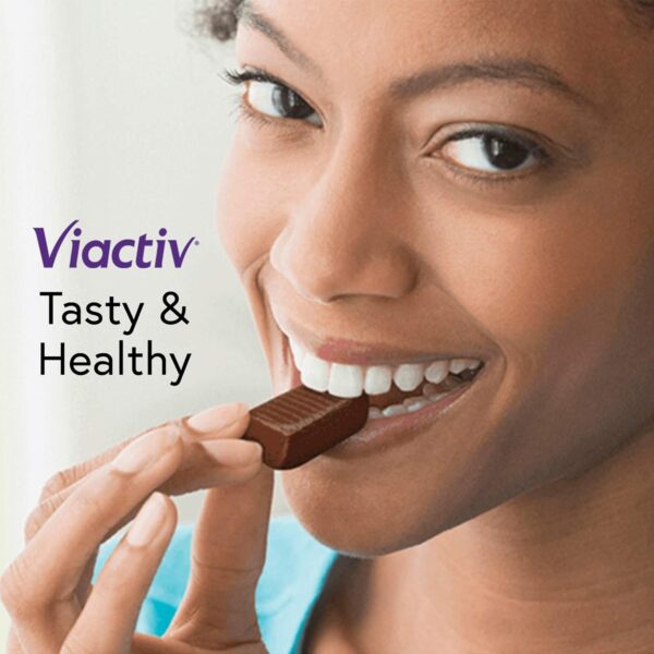 Viactiv Calcium +Vitamin D3 Supplement Soft Chews, Milk Chocolate, 100 Chews - Calcium Dietary Supplement for Bone Health - Image 5