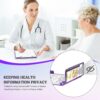 Nursing Clipboard Foldable-4 Layers Aluminum Folding Nurse Clipboards Pocket Size,Foldable Clipboard with Nursing Medical Edition Cheat Sheets Clip Board for Nurses Students and Doctors(Purple) - Image 6