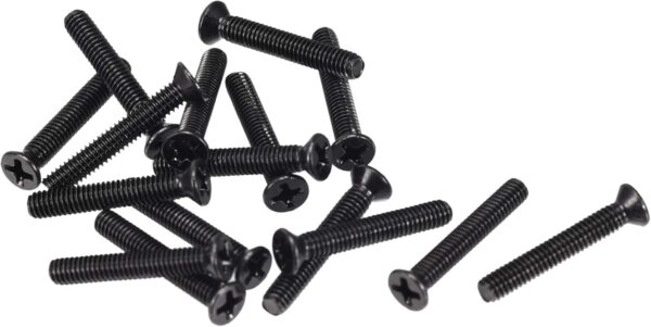 uxcell M2.5 x 6mm Phillips Screw Fasteners Black for Laptop PC TV Fan Switch 500pcs - Image 5