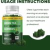 Nobi Nutrition Green Tea Fat Burner Gummies for Weight Loss | Metabolism Boost & Appetite Suppressant with Green Coffee Bean Extract & Garcinia Cambogia | Pills to Burn Belly Fat for Women & Men - Image 6