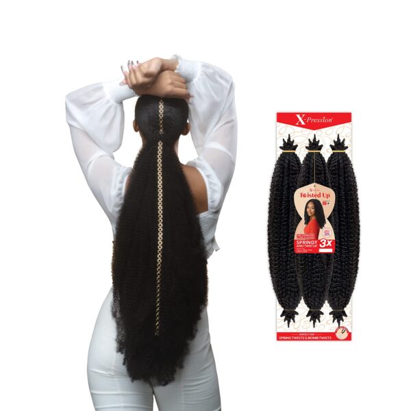 Outre Crochet Braids X-Pression Twisted Up 3X Springy Afro Twist 24 - Image 2