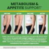 Nobi Nutrition Green Tea Fat Burner Gummies for Weight Loss | Metabolism Boost & Appetite Suppressant with Green Coffee Bean Extract & Garcinia Cambogia | Pills to Burn Belly Fat for Women & Men - Image 4