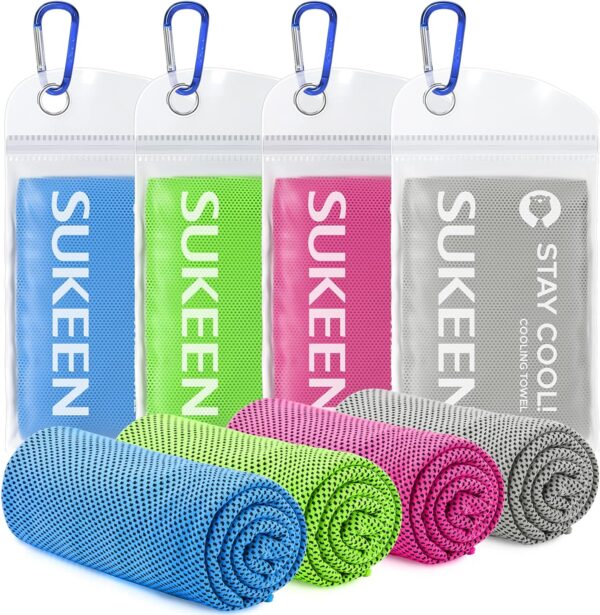 Sukeen [4 Pack Cooling Towel (40