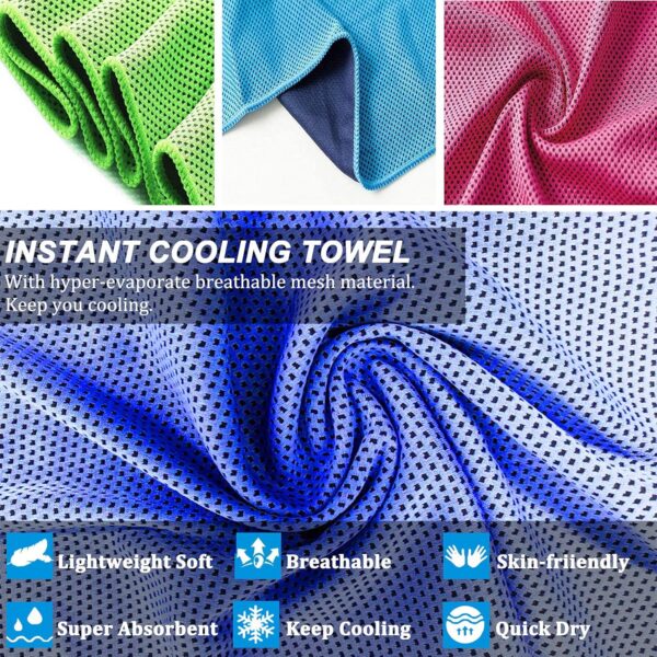 YQXCC 2 Pack Cooling Towel (47 - Image 3